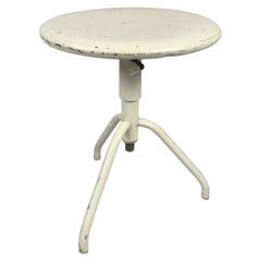 Tabouret médical réglable vintage, années 1950