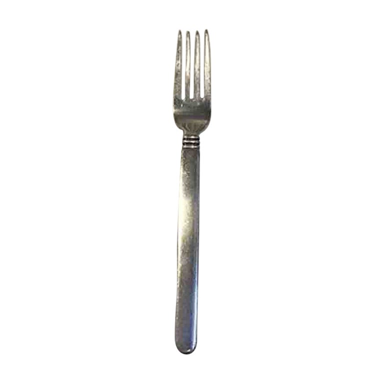 Windsor Lunch Fork in Silver from Horsens Silver For Sale