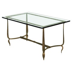 Rene Prou Gilt Iron Coffee Table