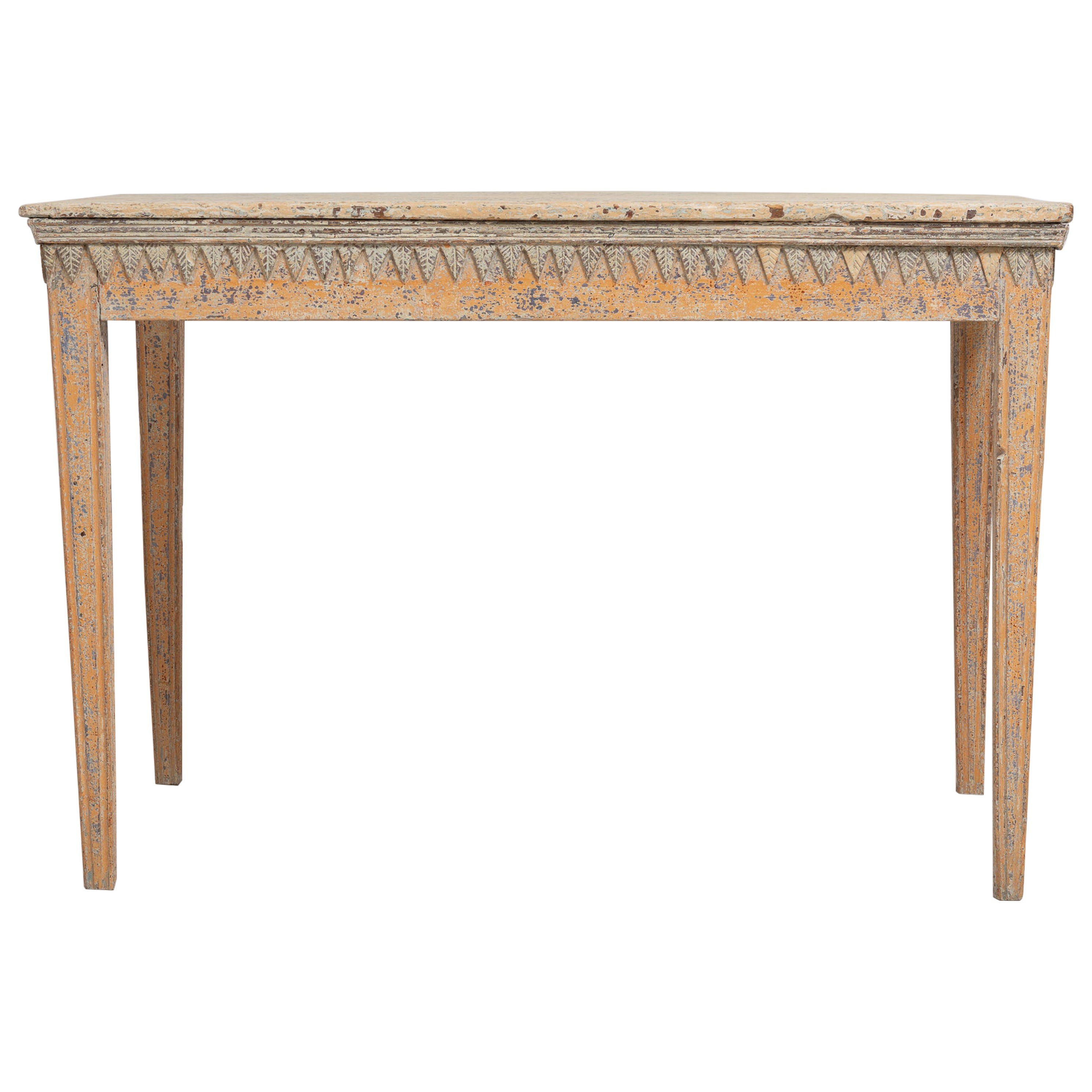 18th Century Swedish Gustavian Country Pine Side Table