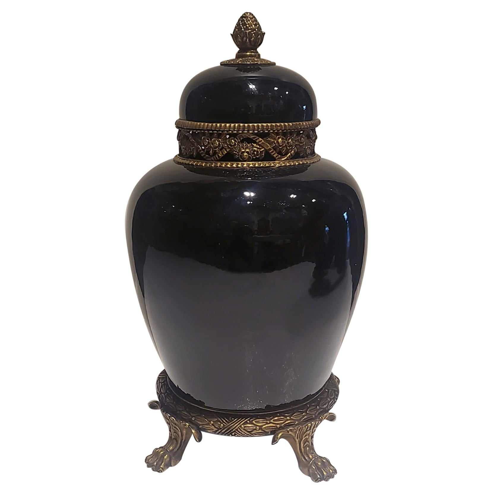 Louis XV Bronze Vase For Sale