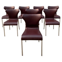 Set of 8 Papilio Chairs by Naoto Fukasawa for B&B Italia