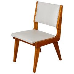 1960s Mid-Century Modern Maple Wood Dining Chairs #5976 by Feldman Brothers