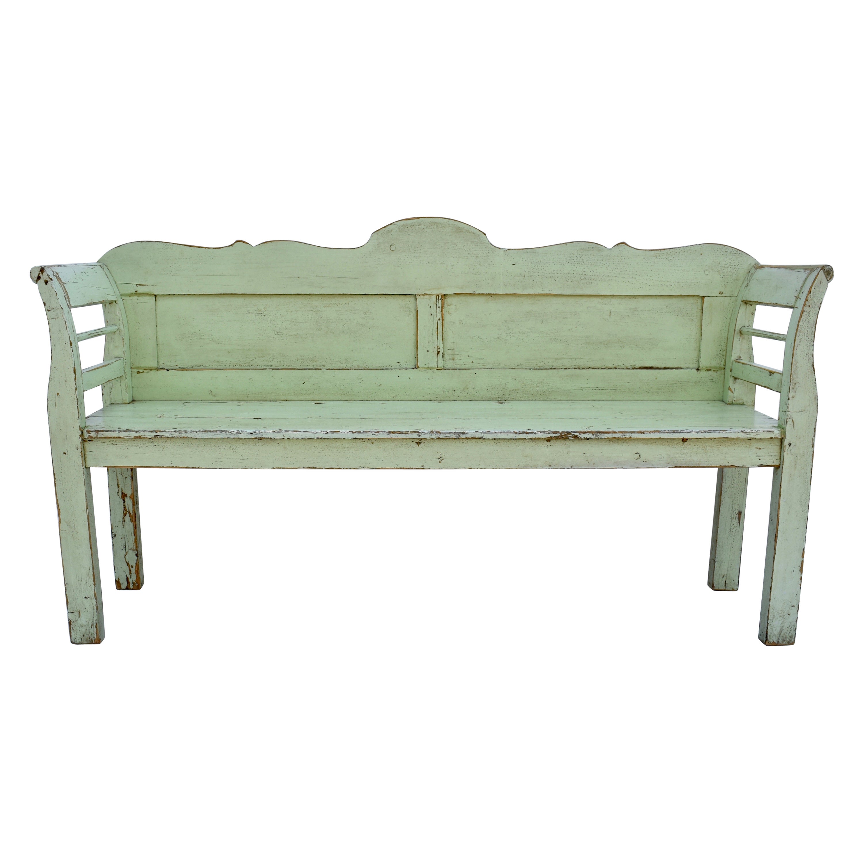 Painted Pine Bench or Settle