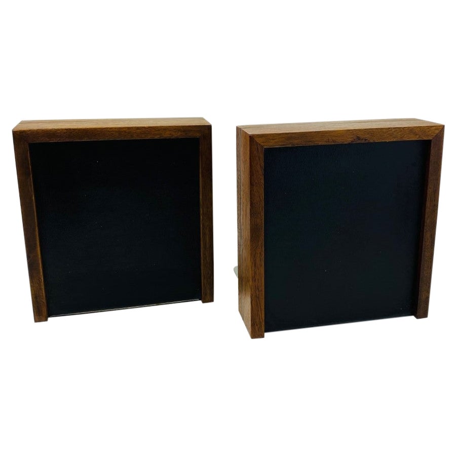 Mid Century Rectangular Bookends by DAPCO
