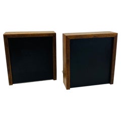 Vintage Mid Century Rectangular Bookends by DAPCO