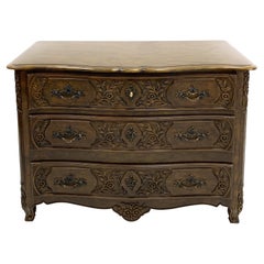 Baker Furniture Collector’s Choice Louis XV Style Carved Fruitwood Commode