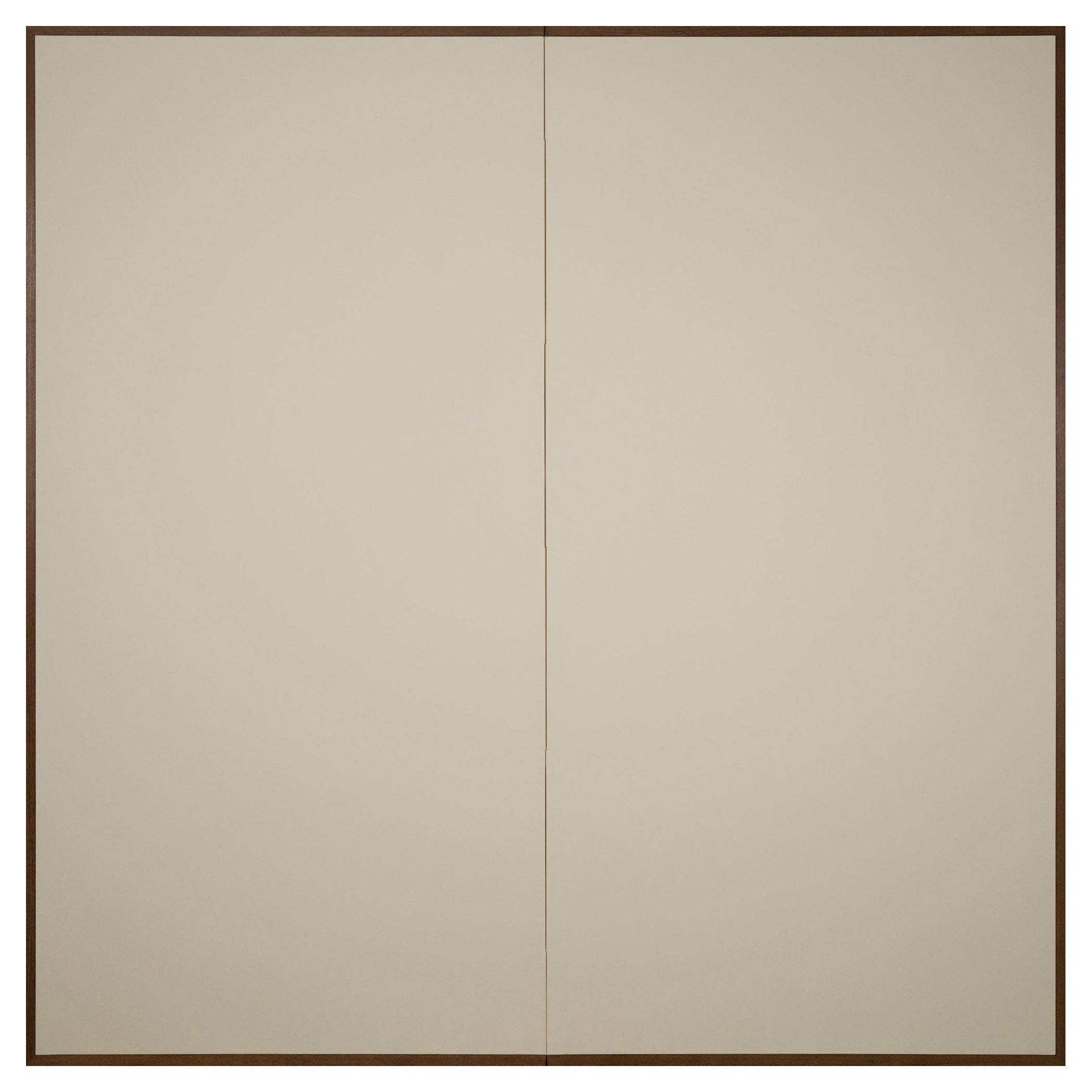 Japanese Two Panel Screen Plain Mulberry Paper