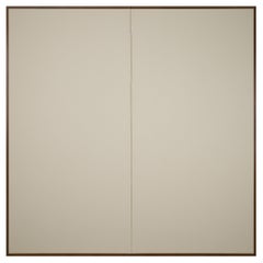 Japanese Two Panel Screen Plain Mulberry Paper