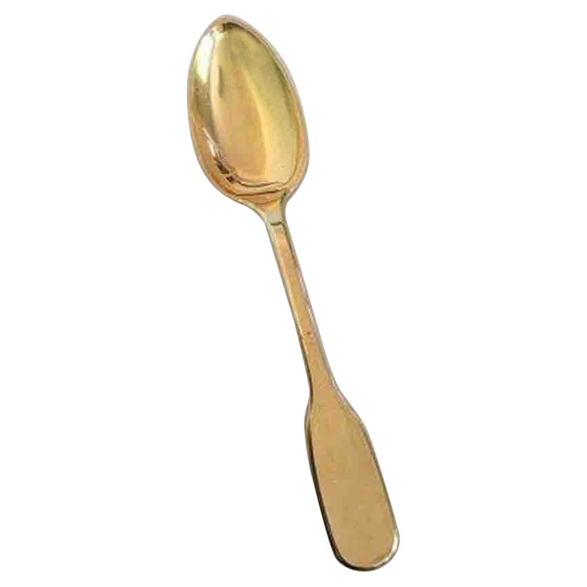 Hans Hansen "Susanne" Gilded Sterling Silver Child Spoon For Sale