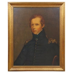 Portrait du major John Biddle d'après l'estampe sur panneau de Thomas Sully « 1783-1872 »