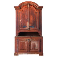 Armoire provinciale gustavienne du 19ème siècle