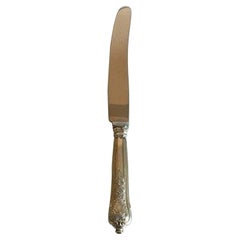 Rosenborg Dinner Knife, Anton Michelsen Sterling Silver and Stainless Steel