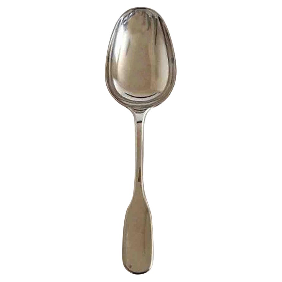 Hans Hansen Susanne Sterling Silver Serving Spoon For Sale