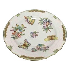 Herend Queen Victoria Green Salad Plate 1518 / VBO