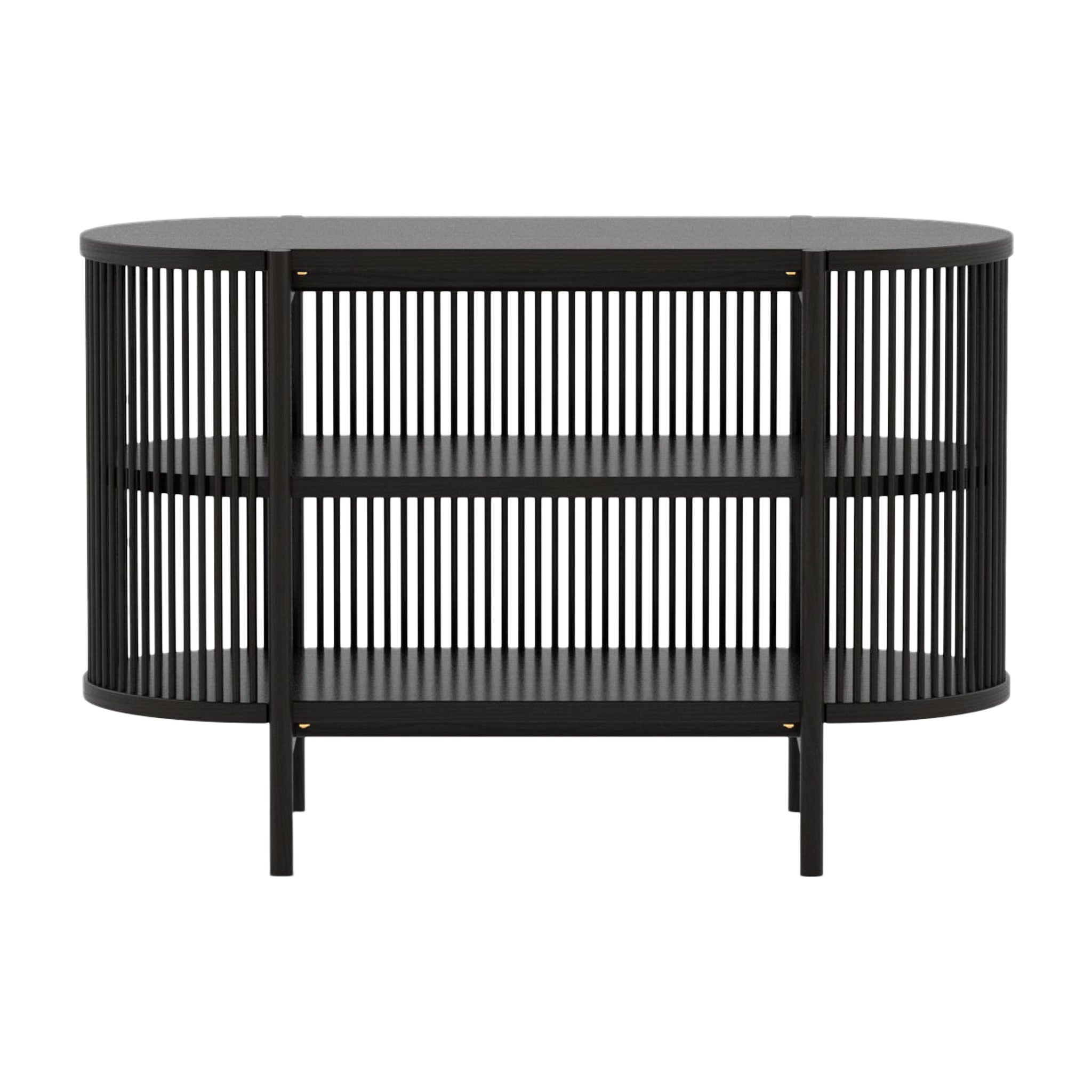 Petit Bastone Sideboard in Black by Poiat For Sale