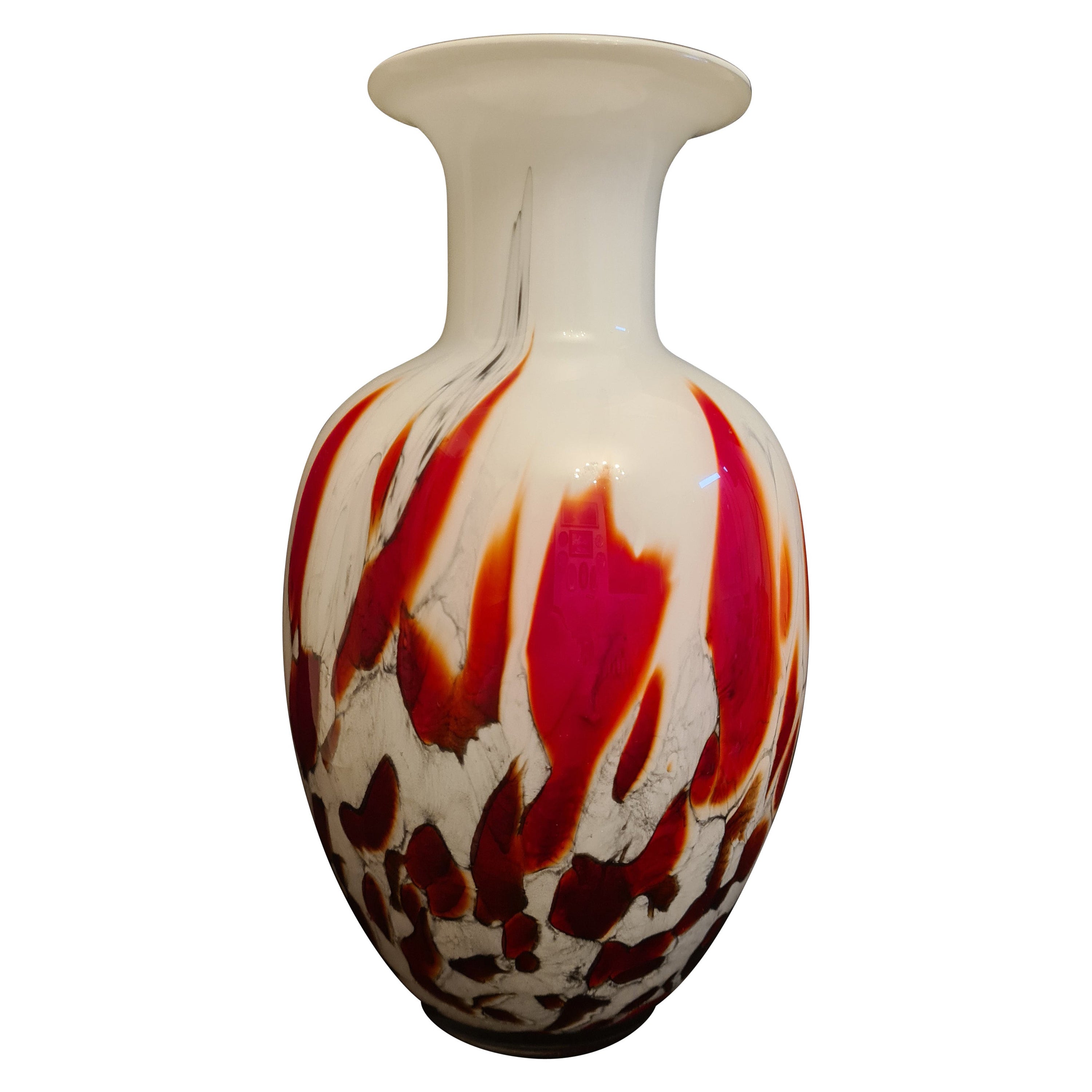 Murano Glass Cinesi Vase, Carlo Moretti For Sale at 1stDibs