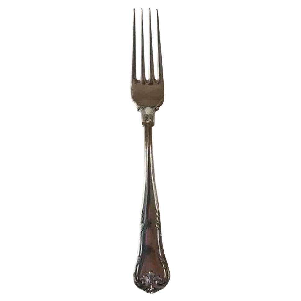 COHR "Herregaard" dinner fork in silver For Sale