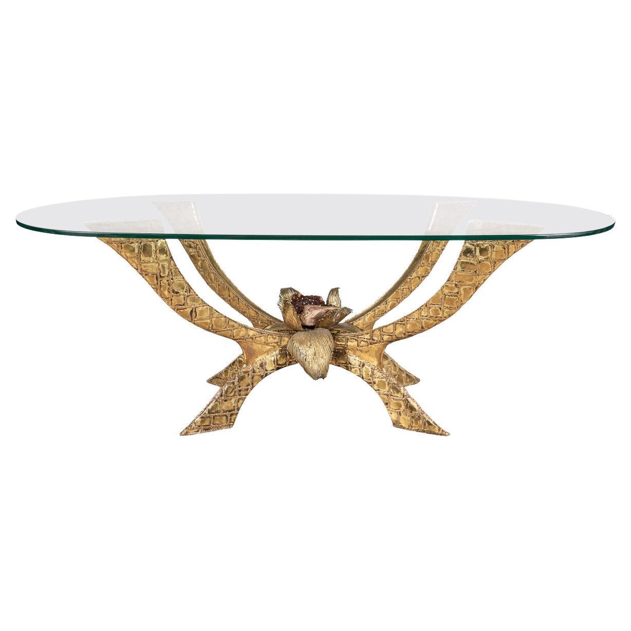 20th Century French Dining Table by Jacques Duval Brasseur, c.1970