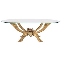 20th Century French Dining Table by Jacques Duval Brasseur, c.1970