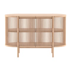 Petit Bastone Sideboard in Oak with Doors by Poiat