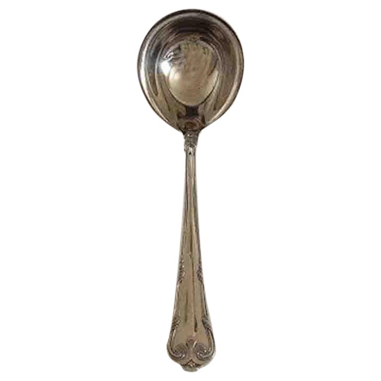 "Swan" Sauce Boat with Sauce Spoon in Silver Plated Brass, Christofle