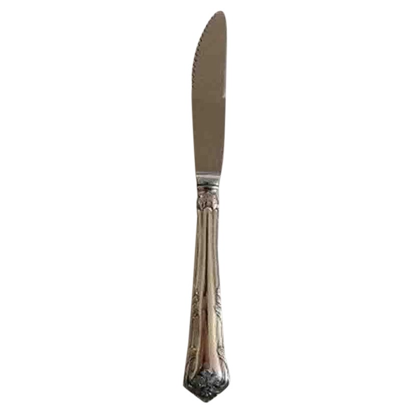 Cohr Herregaard Silver Steak Knife For Sale