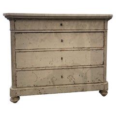 Marble Top Chest of Drawers-France