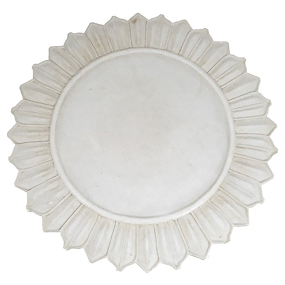 Late 20th Century Marble Charger / Server from India