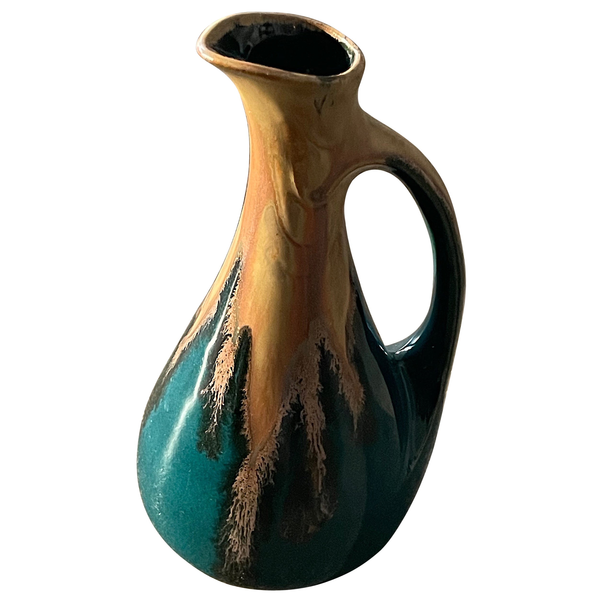 1960's French Ceramic Vase by Denbac for Girardot Chissay