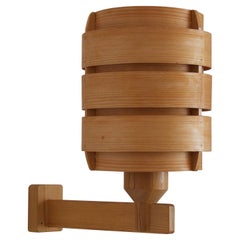 Hans-Agne Jakobsson, Wall Light, Pine, Sweden, c. 1960s