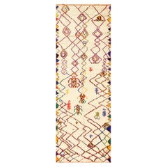 Nazmiyal Collection Vintage Shaggy Moroccan Rug. 4 ft x 11 ft 6 in 