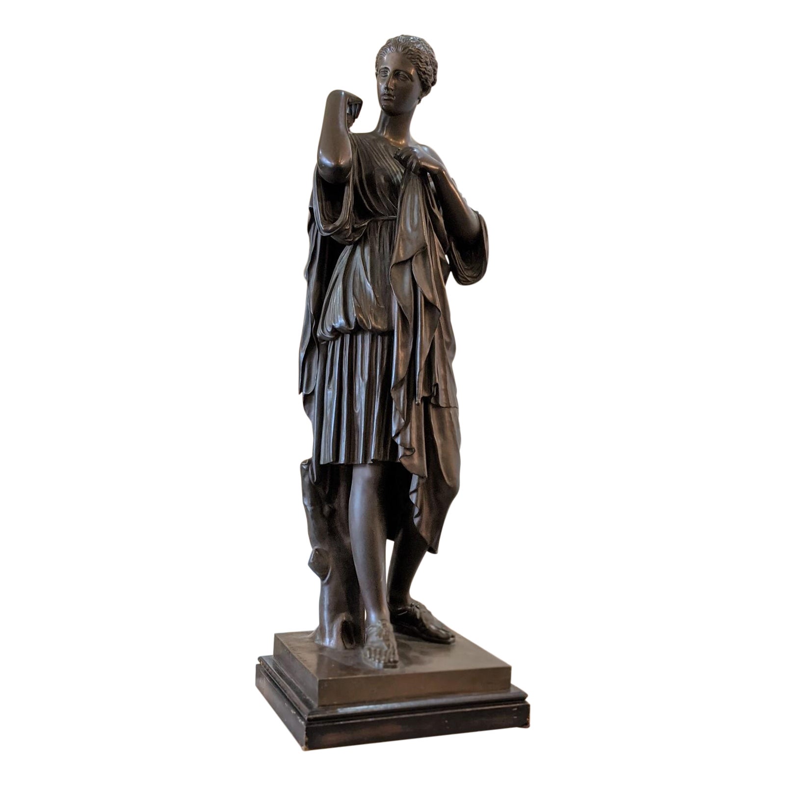 Sculpture en bronze du milieu du XIXe siècle de Ferdinand Barbedienne de France