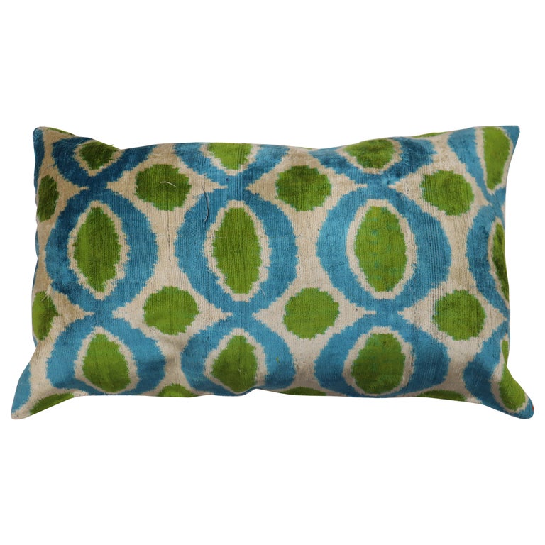 Silk Ikat Pillow For Sale at 1stDibs