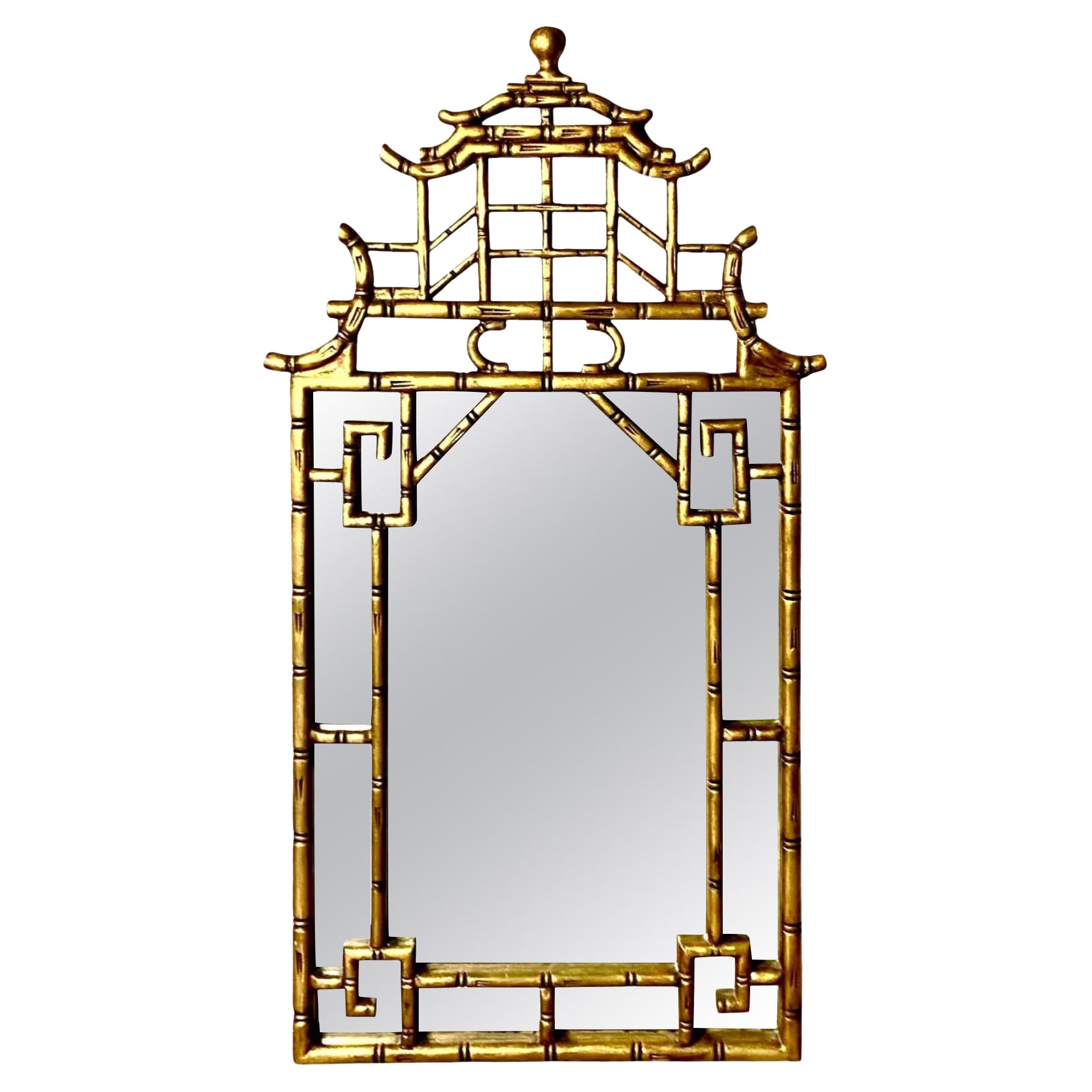 Vintage Pagoda Mirror at 1stDibs