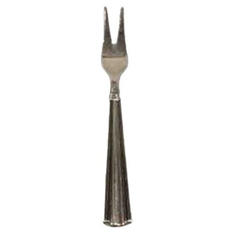 Margit Krone Silver Cold Meat Fork For Sale