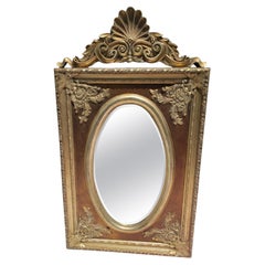 Vintage Ornate Beveled Wall Mirror