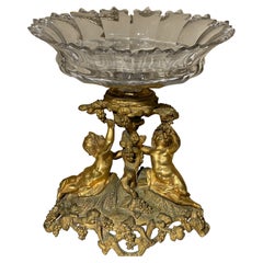 Plateau de table français unique, bronze trempé au feu, vers 1860