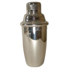 Versilberter Art Deco Cocktail Shaker von Israel Sigmund Greenberg:: um 1930