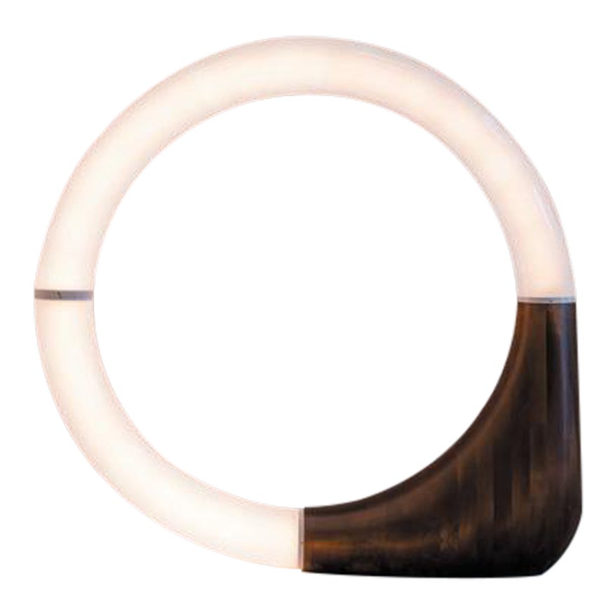 Tube Circle Floor Light by Objects of Common Interest For Sale