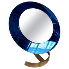 1950s Table Mirror by Cristal Art Torino