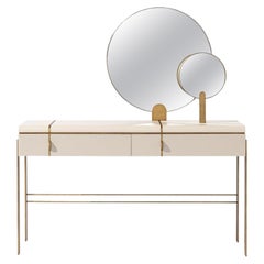 21st Century Carpanese Home Italia Vanity Desk Modern, Althea V