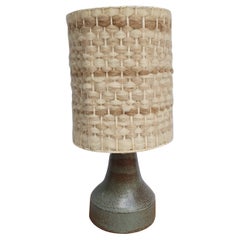 Sandstone and Wool Lamp in the Style of Audoux Minet, circa 1960