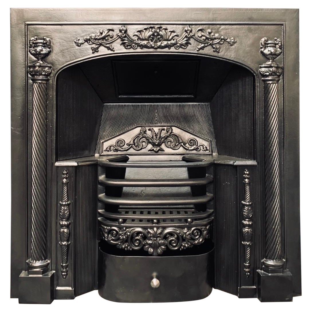 19th Century Georgian Style Hob Grate Fireplace Insert