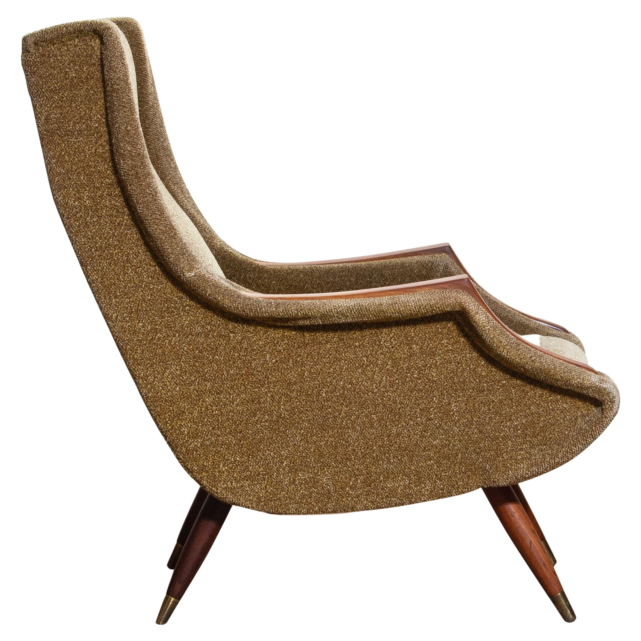 1950s, Italian Lounge or Easy Chair by Aldo Morbelli for Isa Bergamo