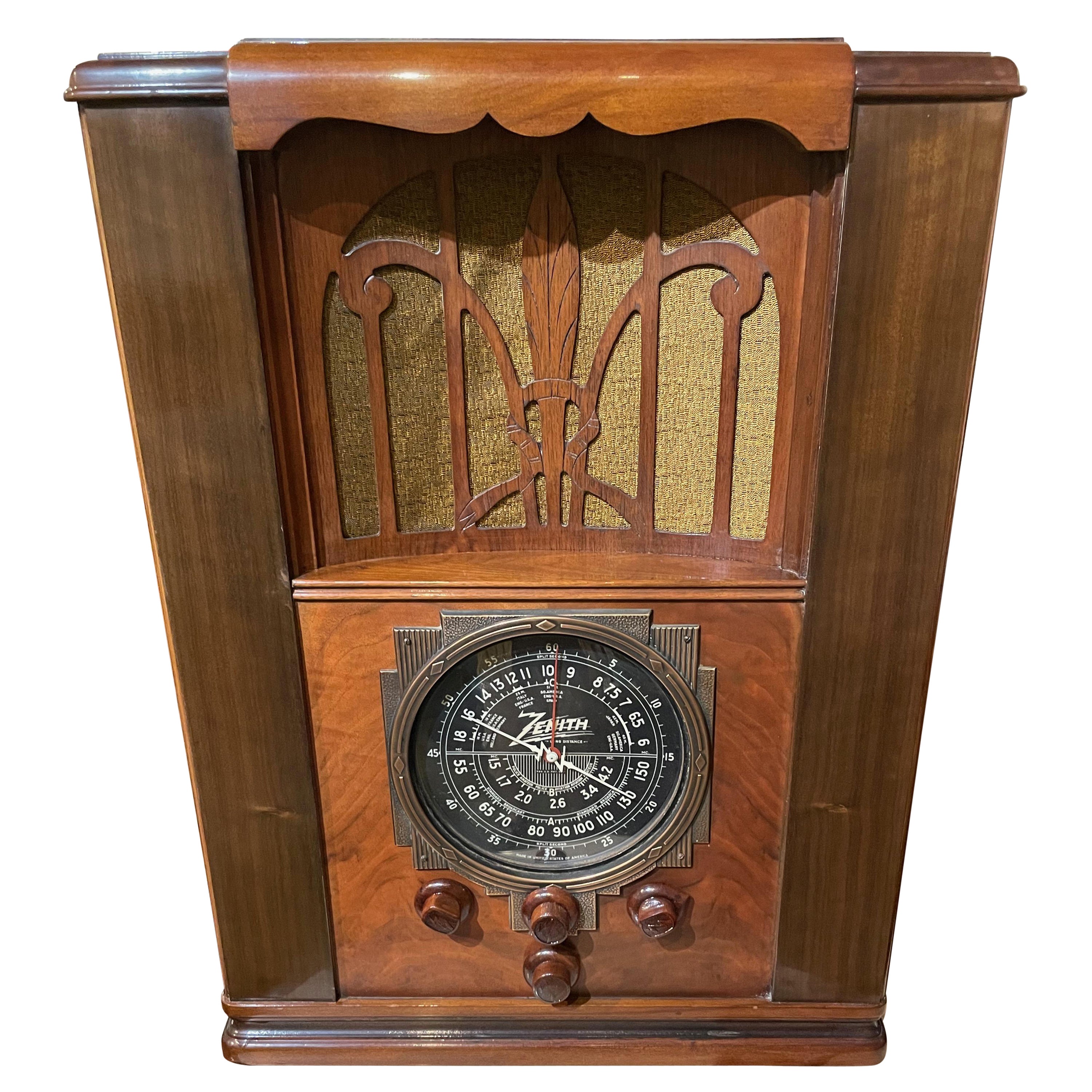 Zenith 6-S-78 Tombstone Restored Bluetooth Radio '1936' For Sale