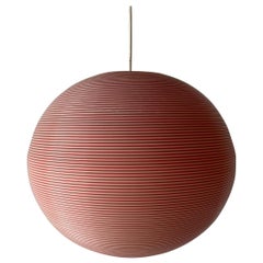 Red Sphere Shaped Rotaflex Ceiling Lamp by Yasha Heifetz, 1960s, Germany
