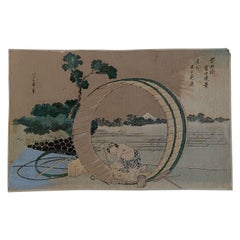 Antique Japanese Woodblock Print by Hokusai Katsushika, 葛飾北齋