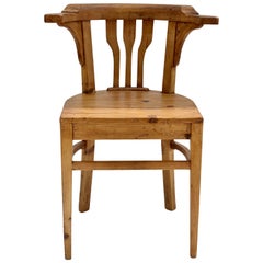 Pine Plank Seat Armchair