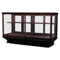 Antique Oak & Glass Country Store Counter Display Case, circa 1900